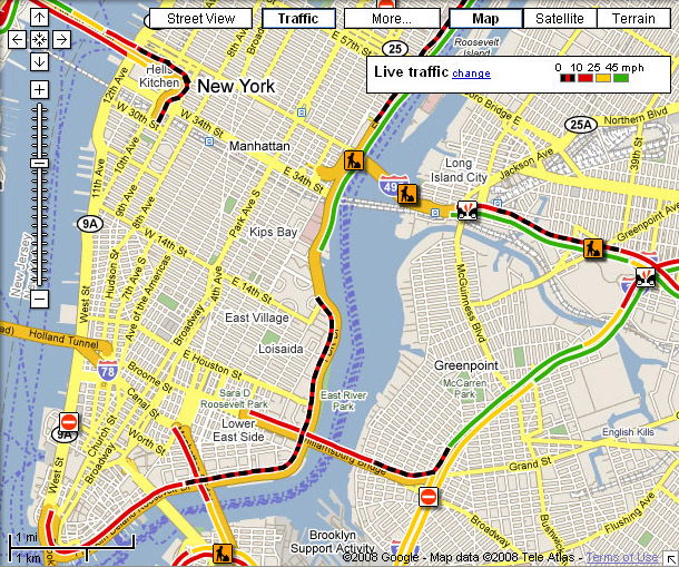 maps of new york city. Google Maps - New York City