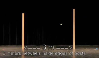 Screen shot from bouncing ball video
