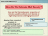 Title slide for magma density module