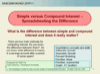 title slide for module on simple vs compound interest
