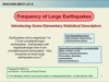 title slide of earthquake frequency module