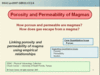 Magma Porosity