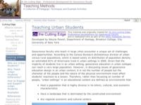 Go to /NAGTWorkshops/teaching_methods/urban/index.html
