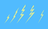 Lightning bolt illustration.