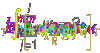 Jumbled mathematical symbols.
