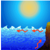 Diagram of ocean convection.