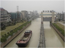 Figure 4: Deqing ship lock 