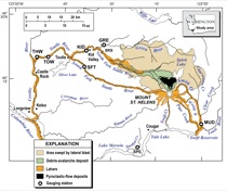 Map of disturbance zones