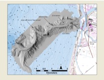 Overview of upper 4 km of Monterey Canyon