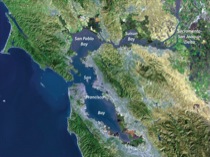 Satellite Image of San Francisco Bay