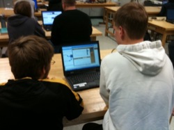 Students with Computers