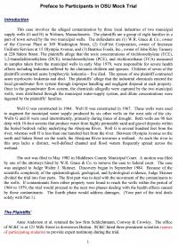 Preface to Mock Trial Participants