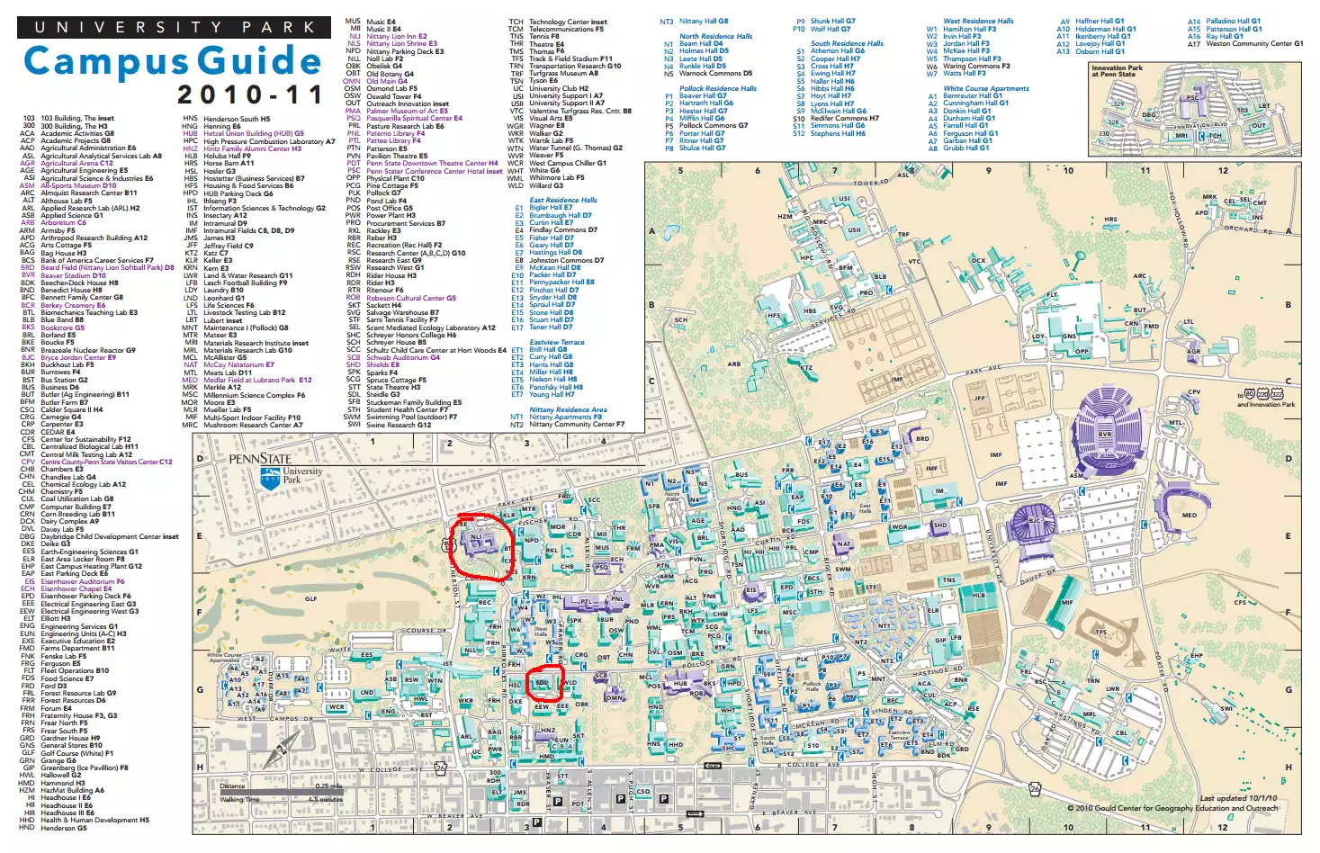 Psu Campus Map