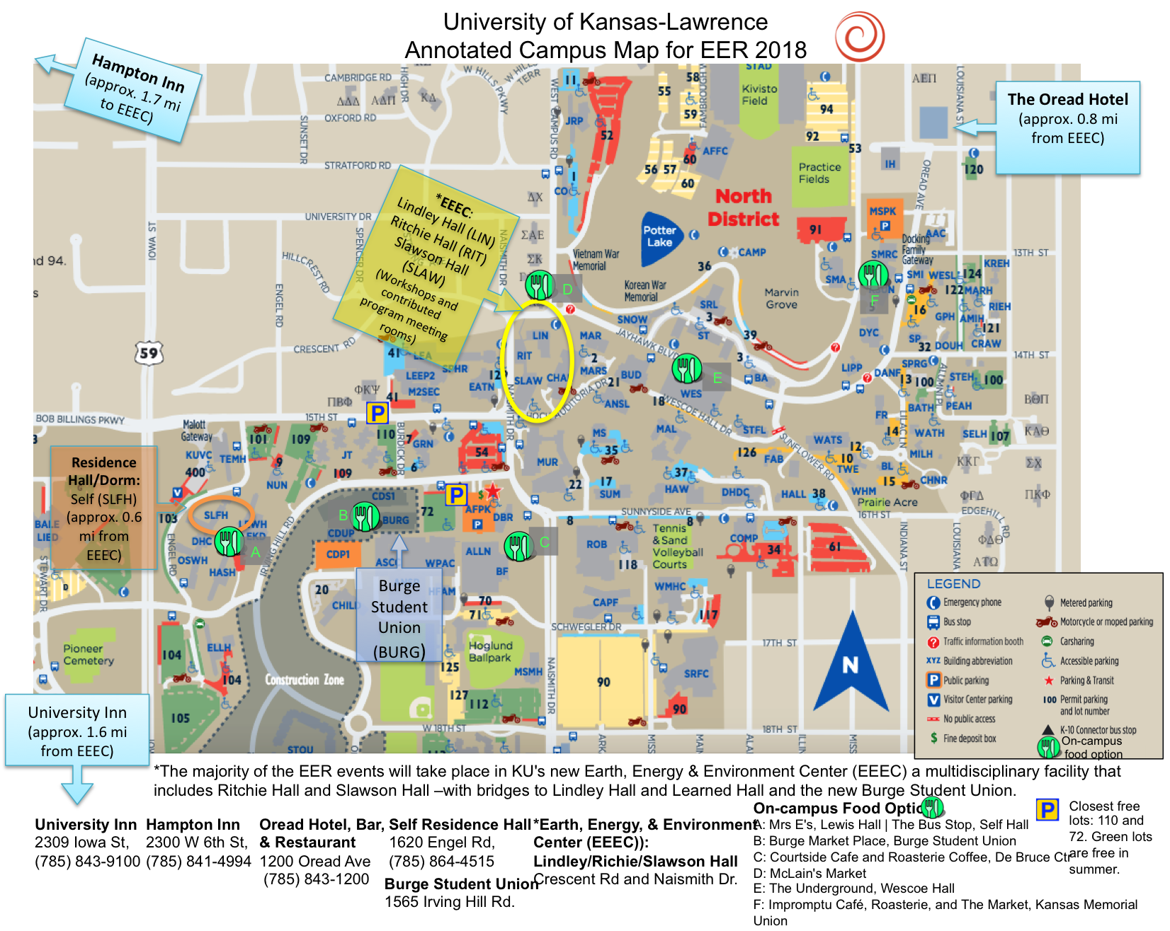 2018 Eer Map University Of Kansas Lawrence