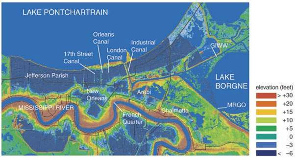 Topography Of New Orleans