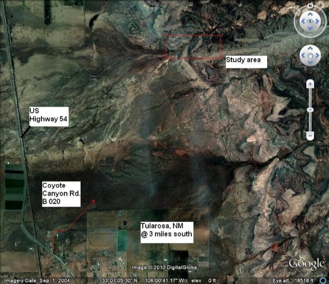 Annotated Location Image From Google Earth