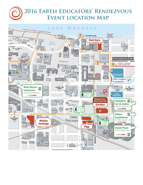 UW Madison Map