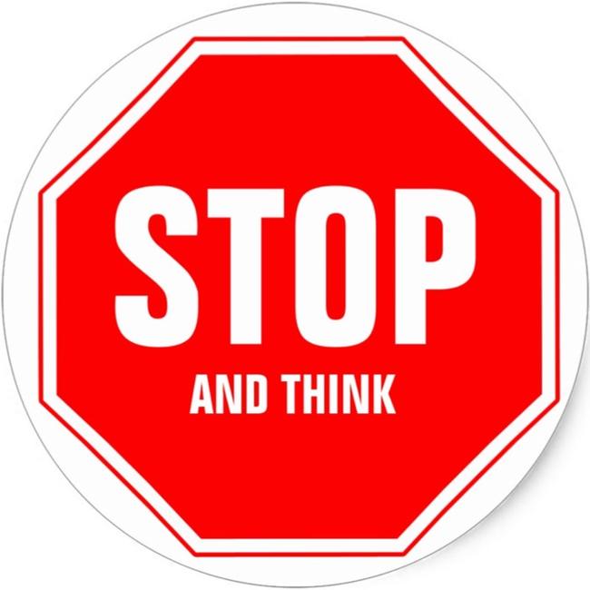 Stop And Think 